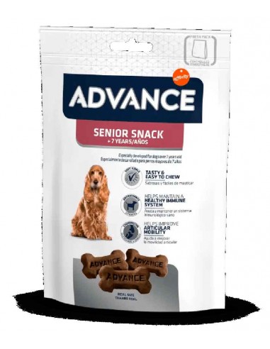 Snack para perro Advance senior +7