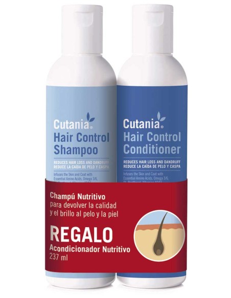 CUTANIA Hair Control Champú más acondicionador gratis