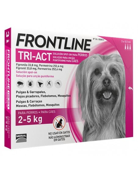 Antiparasitarios para perros - Pipeta FRONTLINE TRI ACT