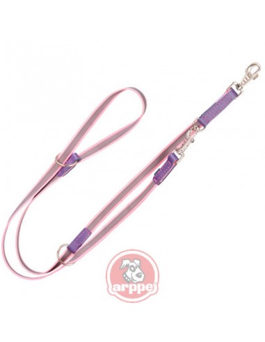 Correa para perro multiposición en nylon antideslizante