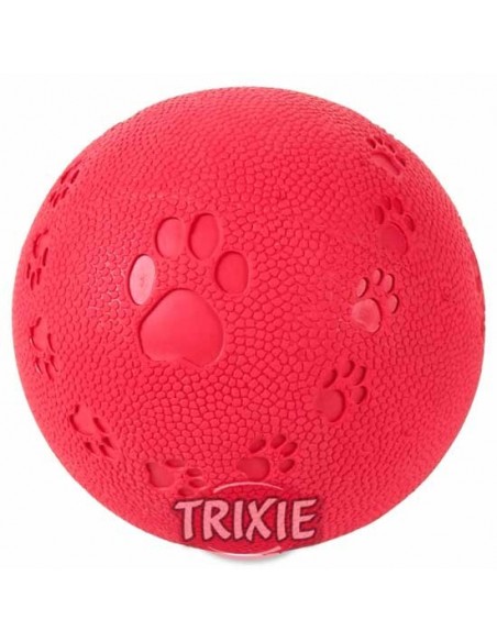 Juguetes para perros pelota caucho natural roja