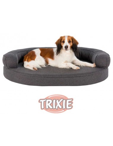 sofá para perro en tela de color gris de Trixie